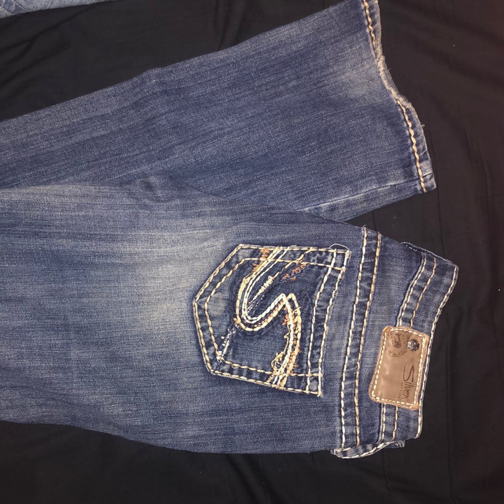 Silver jeans